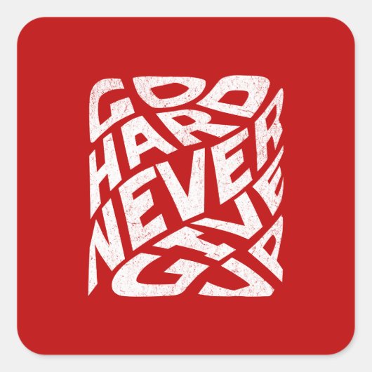 懸命を上に与えしない スクエアシール (正面)