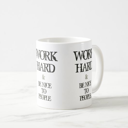 懸命を働かせ、人々の刺激の引用文に素晴らしいがあって下さい コーヒーマグカップ (正面右)