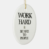 懸命を働かせ、人々の刺激の引用文に素晴らしいがあって下さい セラミックオーナメント (右)