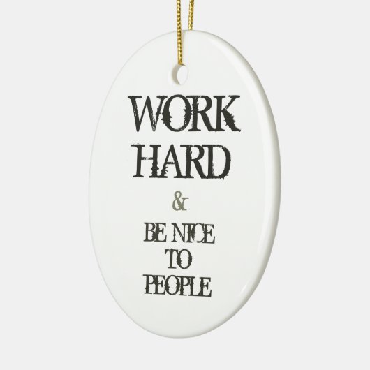 懸命を働かせ、人々の刺激の引用文に素晴らしいがあって下さい セラミックオーナメント (左)