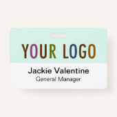 懸命カスタムプラスチック名バッジ(ラニヤード付) バッジ (正面)