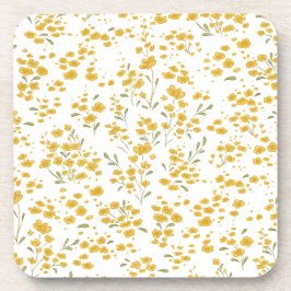 懸命カップの黄色のプラスチックのコースター コースター