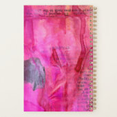 懸命カバー混合メディアプランナー プランナー手帳 (裏面)