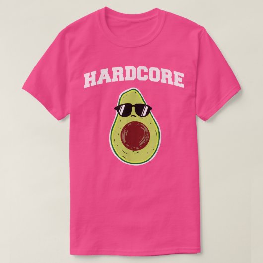 懸命コアアボカドおもしろいアボカドSunglasses484 Tシャツ (デザイン正面)