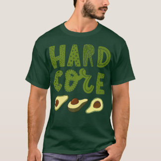 懸命コアアボカドおもしろい Tシャツ