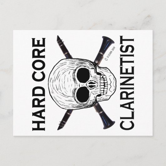 懸命コアクラリネティスト ポストカード (正面)
