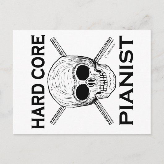 懸命コアピアニスト ポストカード (正面)