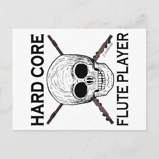 懸命コアフルートプレーヤー ポストカード (正面)