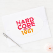 懸命コア1961年以降 楕円形シール (封筒)