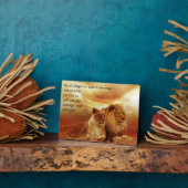 懸命タイムズ、勇気と強さの引用文プラーク フォトプラーク (側面)