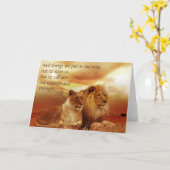 懸命タイムズ、勇気と強さの引用文 カード (黄色い花)