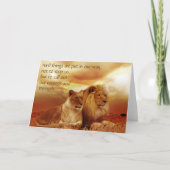 懸命タイムズ、勇気と強さの引用文 カード (正面)