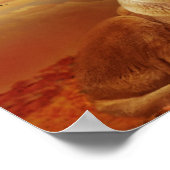 懸命タイムズ、勇気と強さの引用文 ポスター (角)