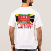 懸命タイムソフトウィークメンズベーシックTシャツ Tシャツ (裏面)