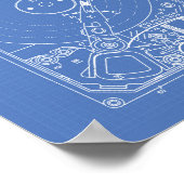 懸命ディスクドライブ1994特許技術設計図 ポスター (角)