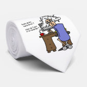 懸命ドライブのバックアユーモアのあるップ ネクタイ (ロール)