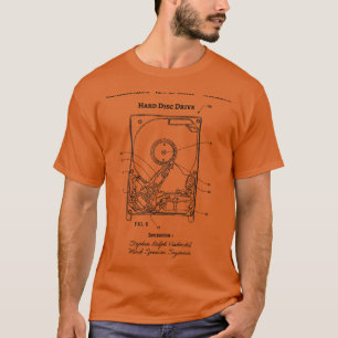 懸命ドライブ特許技術2011 HDDブループリント Tシャツ