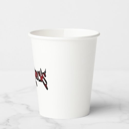 懸命ノック 紙コップ (左)