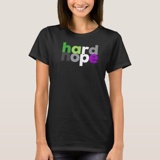 懸命ノペアロエースプライドLGBTアロエースアロマントクルーゼ Tシャツ (正面)