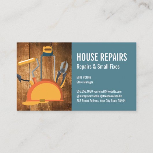 懸命ハットツール |建築アポイントメントカード 予約カード (正面)