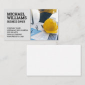 懸命ハットブループリント | 建築家エンジニア 名刺 (正面/裏面)