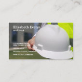 懸命ハット安全帽建築 名刺 (裏面)