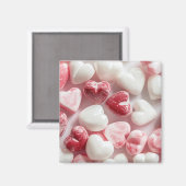 懸命ハートキャンディマグネット マグネット (正面/裏面)