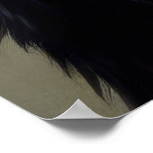 懸命パステルスケッチウルフハウリング ポスター (角)