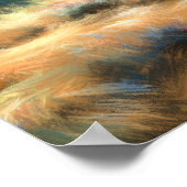 懸命パステルスケッチオブログキャビンin the Woods ポスター (角)