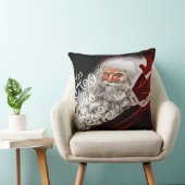 懸命パステルスケッチクリスマスサンタベビー小妖精や小人 クッション (椅子)