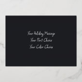 懸命パステルスケッチクリスマスサンタホリデイ 箔シーズンカード (裏面)