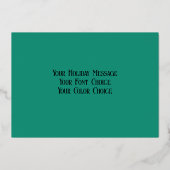 懸命パステルスケッチクリスマスホリデーモチーフ 箔シーズンカード (裏面)