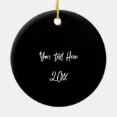 懸命パステルスケッチクリスマスリース セラミックオーナメント (裏面)