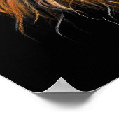 懸命パステルスケッチライオン ポスター (角)