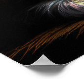 懸命パステルスケッチロングヘアキャット ポスター (角)