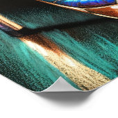 懸命パステルスケッチ虹色ハイヒールズウーマン ポスター (角)