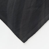 懸命パステルゼブラオンブラック フリースブランケット (角)