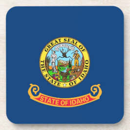 懸命プラスチックのコースターでアメリカ合衆国アイダホ州旗 コースター