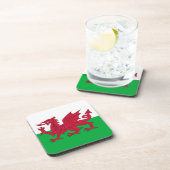 懸命プラスチックのコースターでウェールズ州旗,英国 コースター (右側)