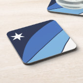 懸命プラスチックのコースターでコロンビア州旗 コースター (左側)