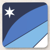 懸命プラスチックのコースターでコロンビア州旗 コースター (正面)