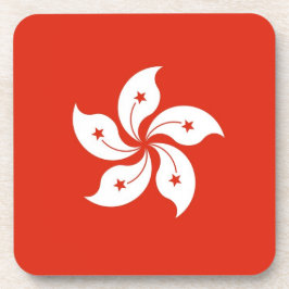 懸命プラスチックのコースターで香港国旗 コースター