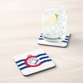 懸命プラスチックのコースターで、米国シンシナティ州旗 コースター (右側)