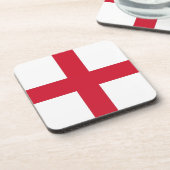 懸命プラスチックのコースターとイギリス国旗 コースター (左側)