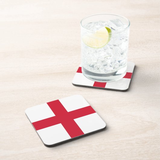 懸命プラスチックのコースターとイギリス国旗 コースター (右側)