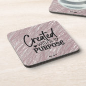 懸命プラスチックのコースターとコルクバック – 6のセット コースター (左側)