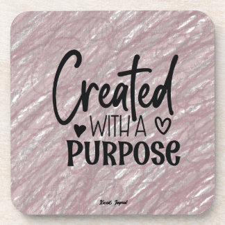 懸命プラスチックのコースターとコルクバック – 6のセット コースター