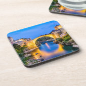 懸命プラスチックのコースターとコルクバック – 6セット コースター (左側)