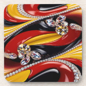 懸命プラスチックのコースターとベルギーカラー コースター (正面)