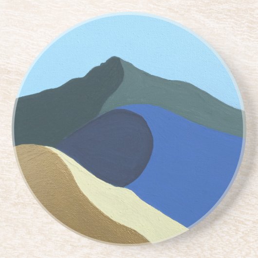 懸命プラスチックのコースターの色タマルパイス山 コースター (正面)